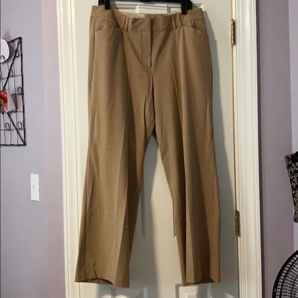 Lane Bryant kaki trousers